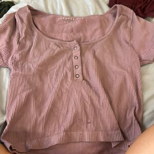 pink aeropostale cropped top - M